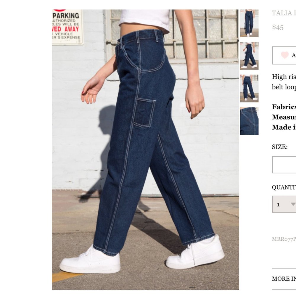 BRAND NEW BRANDY MELVILLE JEANS WITH TAGS